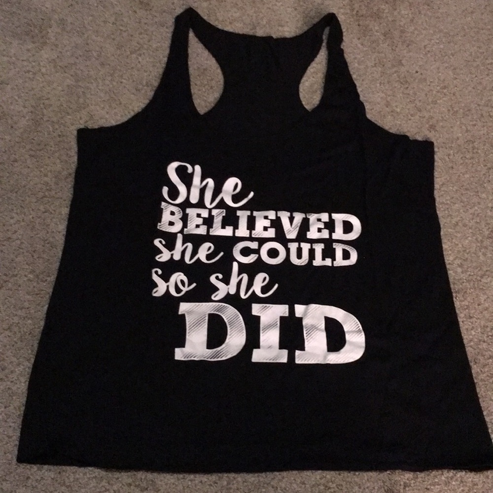 Racerback tank top